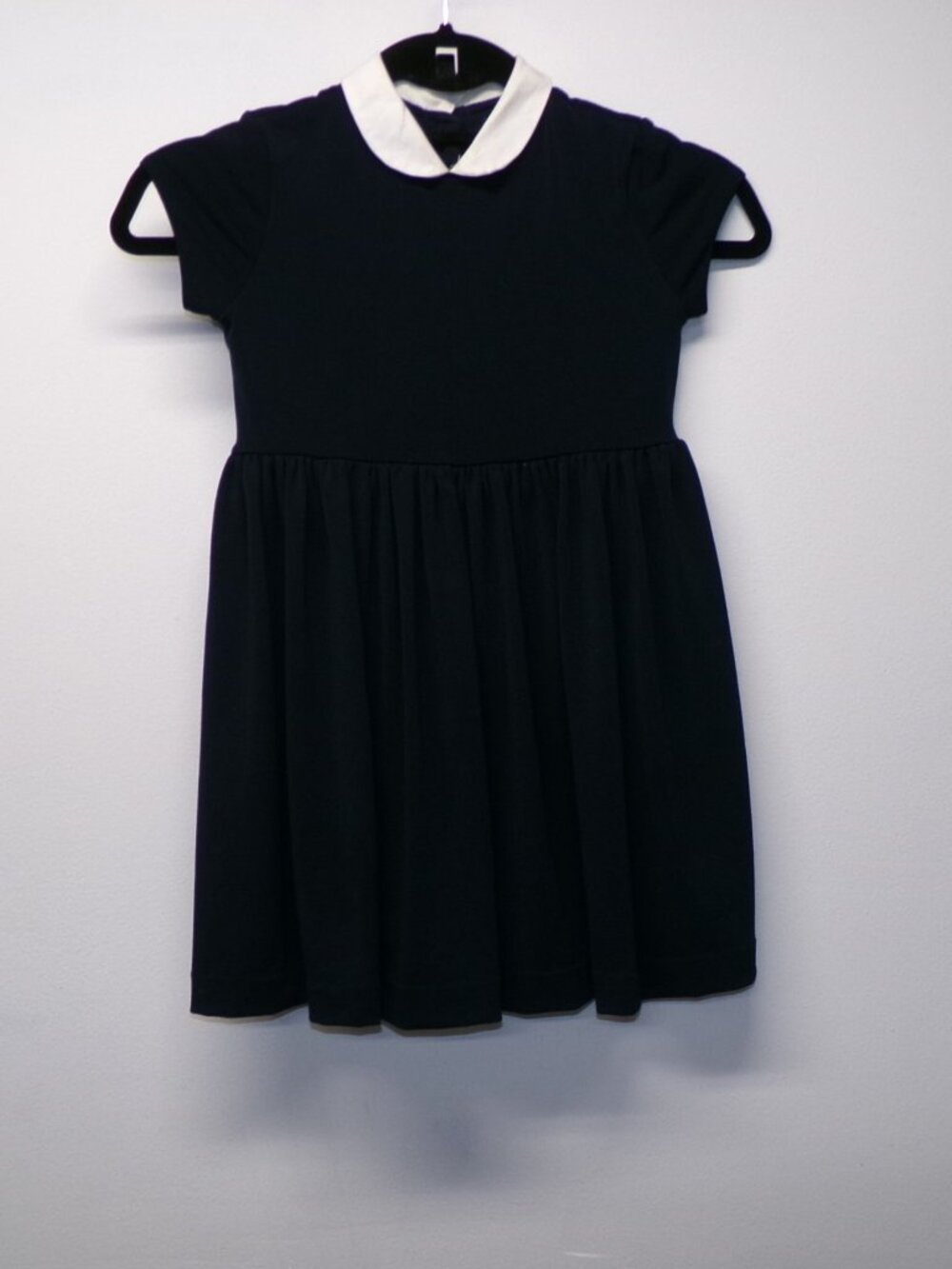 Polo Ralph Lauren Navy Blue Peter Pan Collar Classic Preppy Dress Girls sz 6